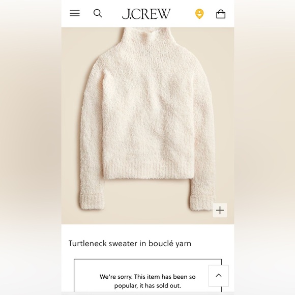 J Crew Turtleneck sweater in boucle yarn NWOT - Picture 10 of 13